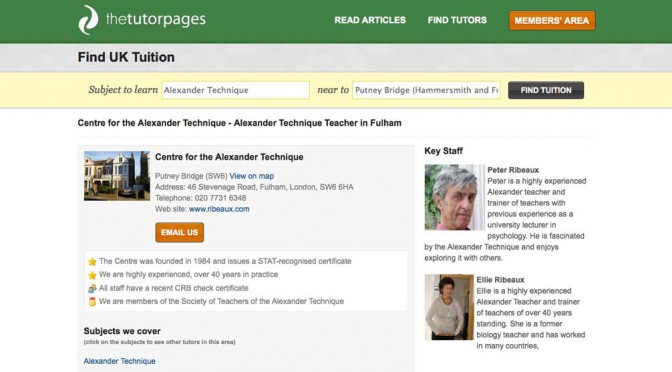 The Tutor Pages